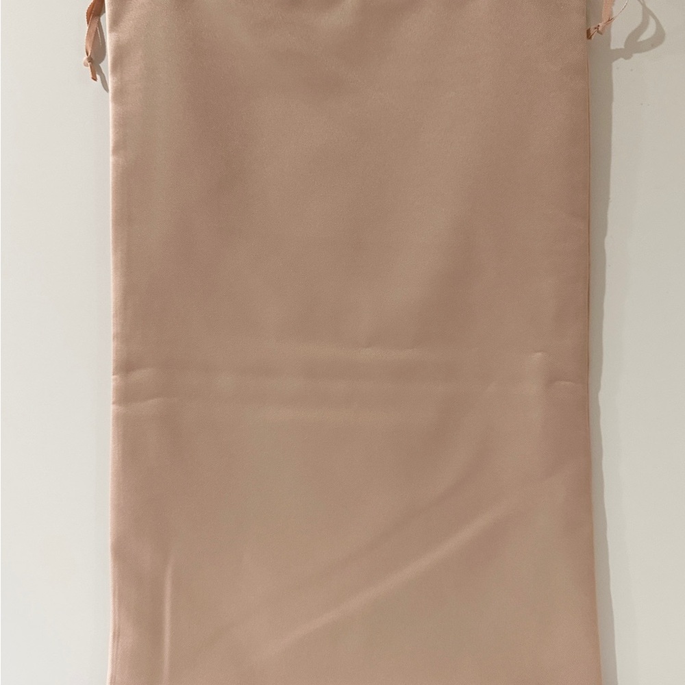 Stuart Weitzman Blush Drawstring Dustbag - image 2